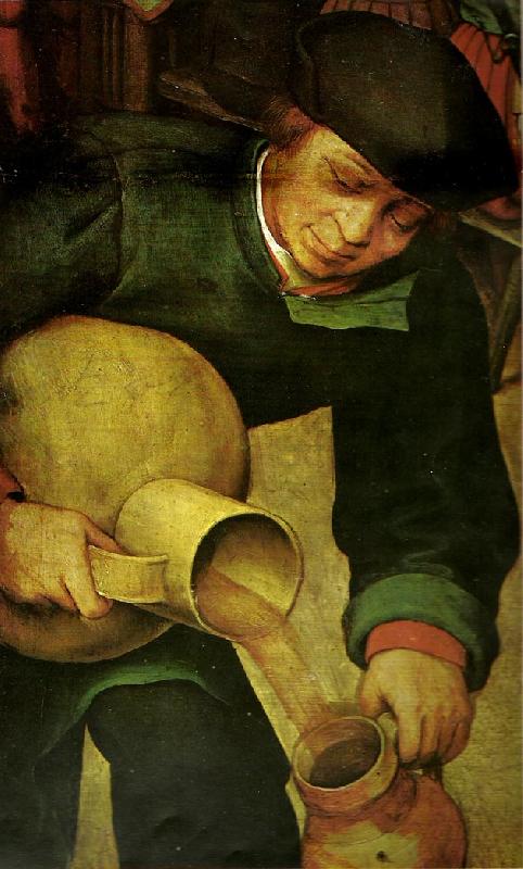 Pieter Bruegel detalj fran bondbrollopet oil painting picture